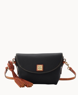 Masikini Dooney Bourke Pebble Grain Crossbody Saddle Bag