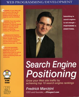 Search Engine Positioning by Fredrick Marckini ~ include CD