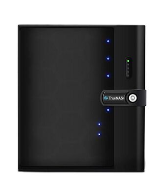 TrueNAS Mini X+ Compact ZFS Storage Server with 5+2 Drive Bays, 32GB RAM, Eig...