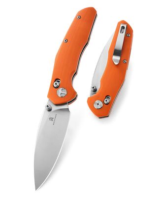 New Bestech Knives Ronan B-Lock Orange Folding Poket Knife BMK02C