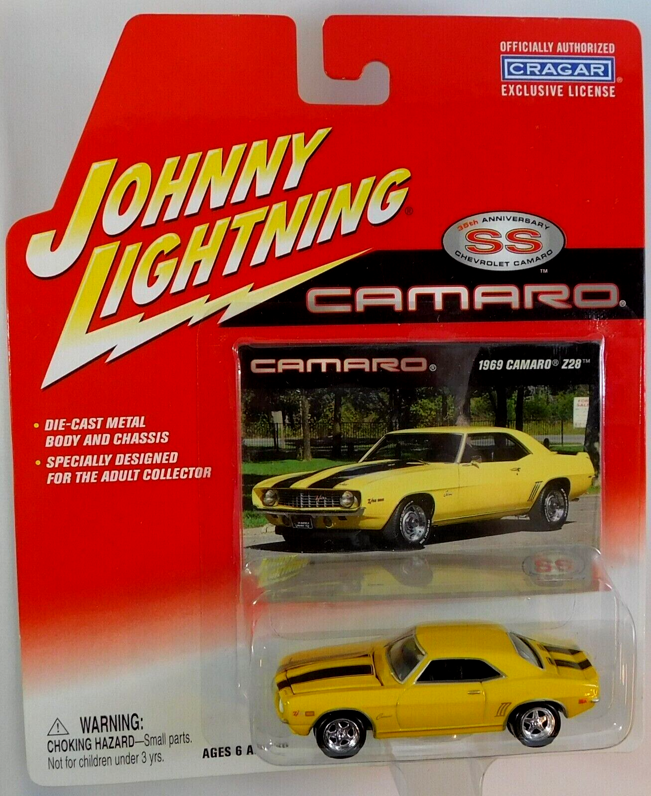 ジョニーライトニング　シボレー　カマロ　Z28　プラスチックモデル風　1/64 ジョニーライトニング シボレー カマロ Z28 プラスチックモデル