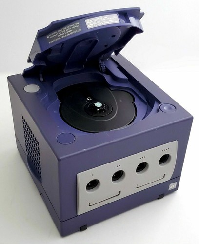 Nintendo GameCube DOL-001 Gaming System INDIGO Console 2 Controller Bundle GCN