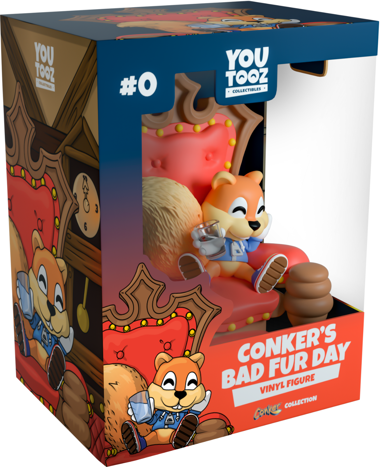 Conker's Bad Fur Day #0 Vinyl Figure Statue Official N64