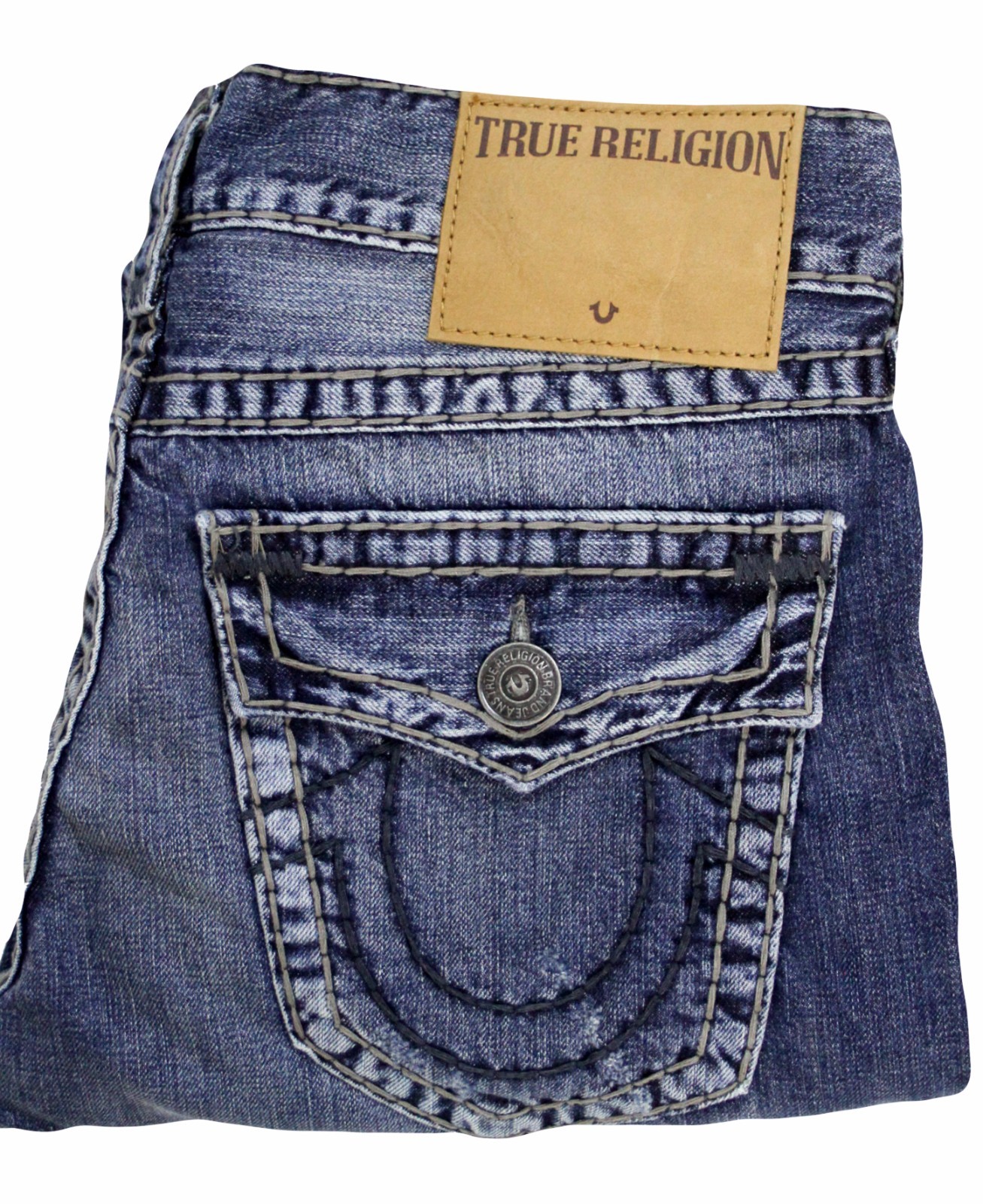 TRUE RELIGION RICKY SUPER T 極太ステッチ デニム 100% True Religion Jeans Ricky Multi Super T Stitch Vintage