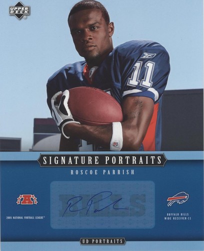 2005 Upper Deck Portraits Roscoe Parrish #SP-68