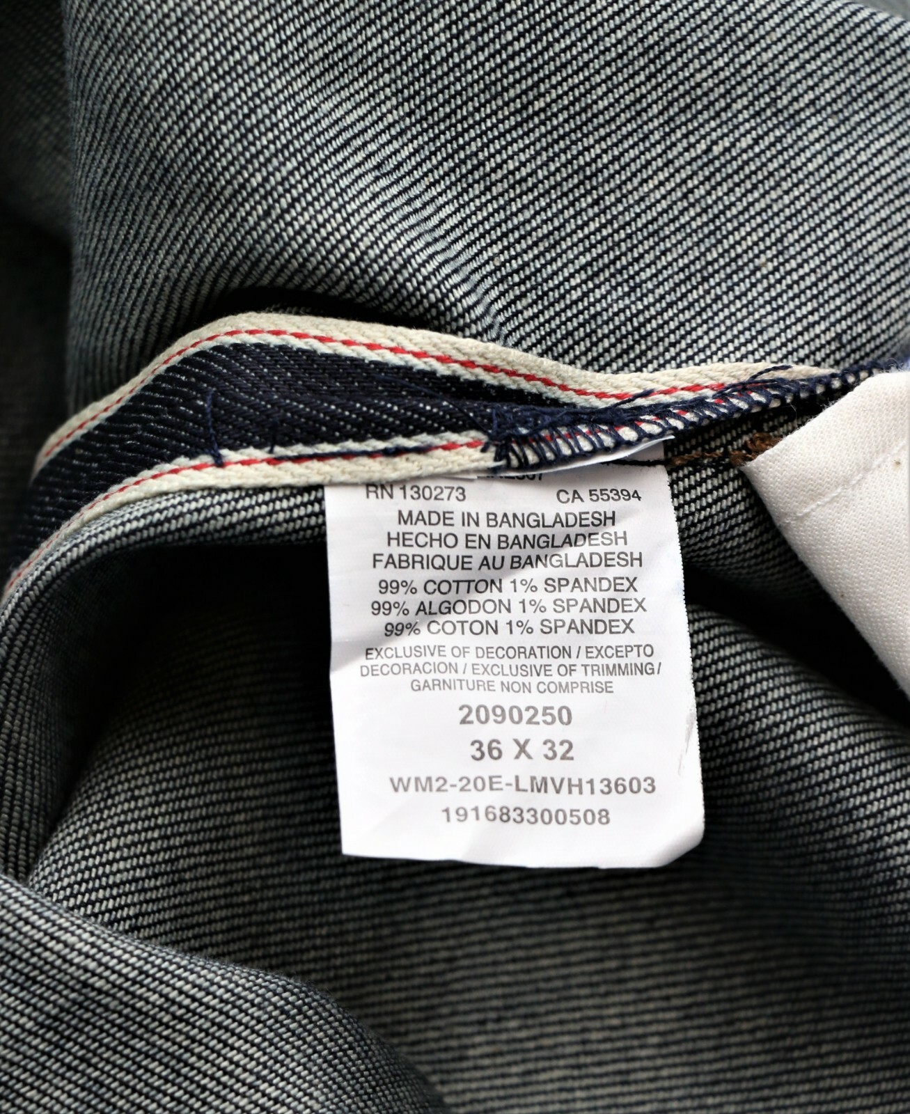 Джинсы New Lee Straight Leg Selvedge 