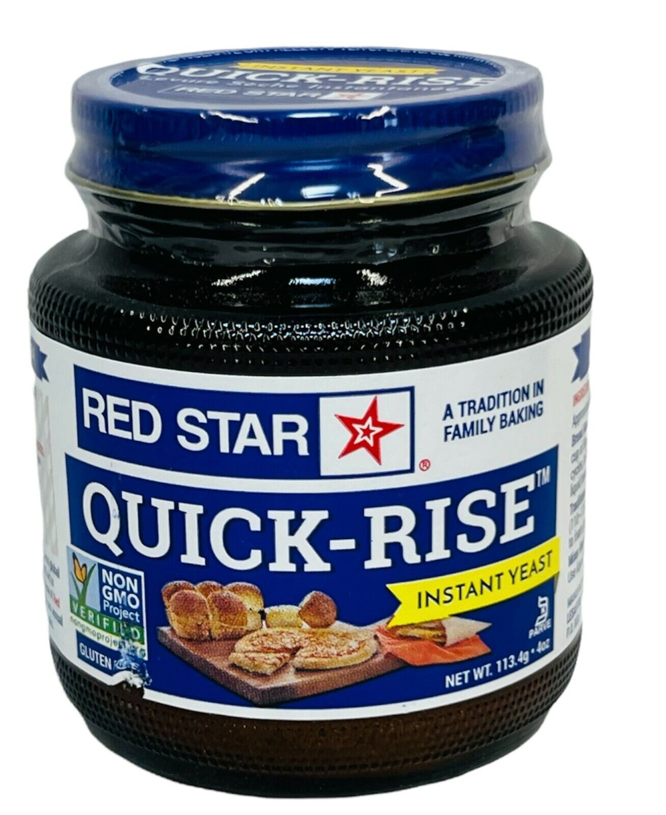 Red Star Quick Rise Gluten Free Yeast 4 oz jar