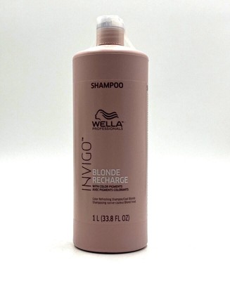 Wella Invigo Blonde Recharge Color Refreshing Shampoo/Cool Blonde 33.8 oz