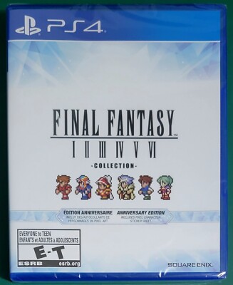 Final Fantasy I-VI 1-6 Collection Anniversary Edition PS4 Sony PlayStation 4 NEW
