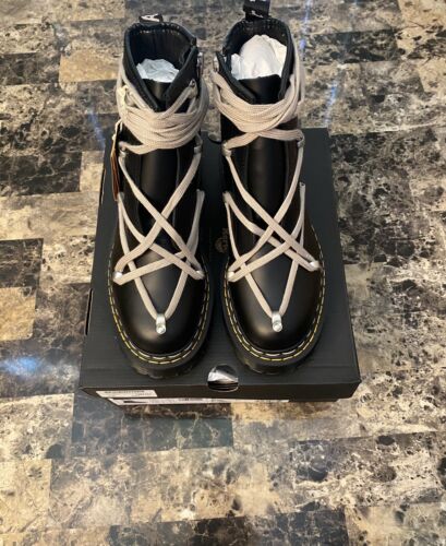 Dr Martens Rick Owens 1460 Bex DS RO Black Women's Size 7 Dr Martens Rick Owens 1460 Bex DS RO Black Women's Size 7