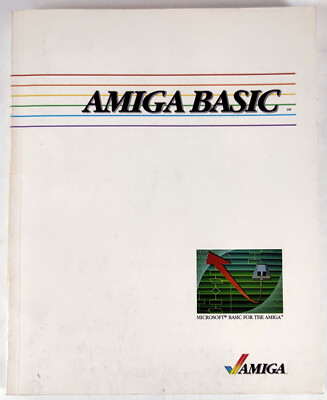 1985 AMIGA BASIC Book Microsoft BASIC for The AMIGA Commodore