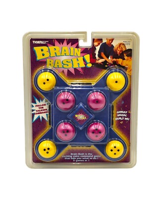 Vintage Sealed 1994 Tiger Electronics Brain Bash Voice Command Memory Game