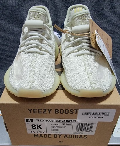 New ADIDAS YEEZY BOOST 350 V2 LIGHT INFANT SIZE 8K GY3440 | eBay