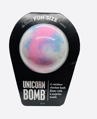 Da Bomb Unicorn Bomb Bath Fizzer Rainbow Sherbet Surprise Inside 3.5 Oz