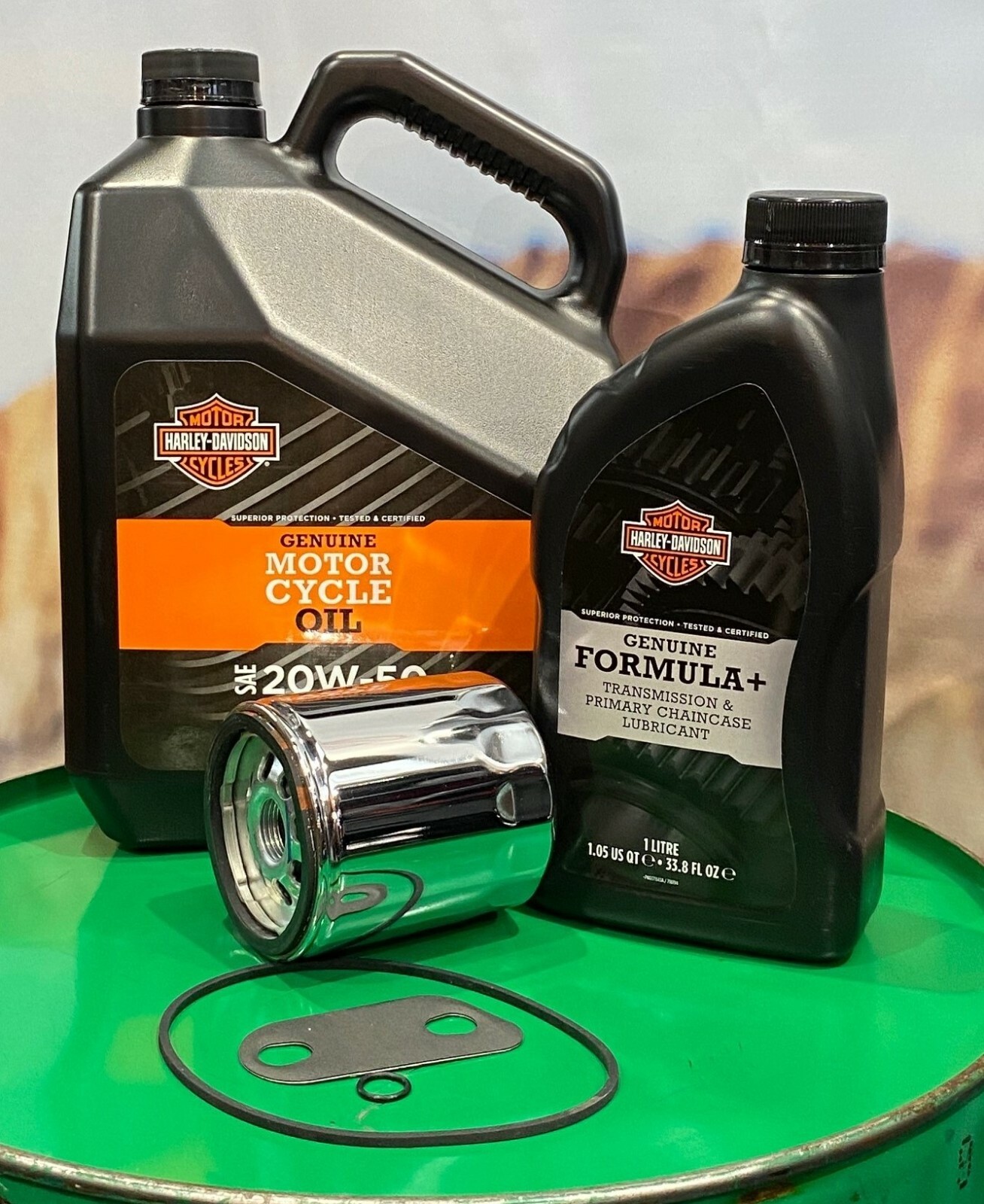 Harley Davidson '08-later Sportster Engine Trans Chrome Oil
