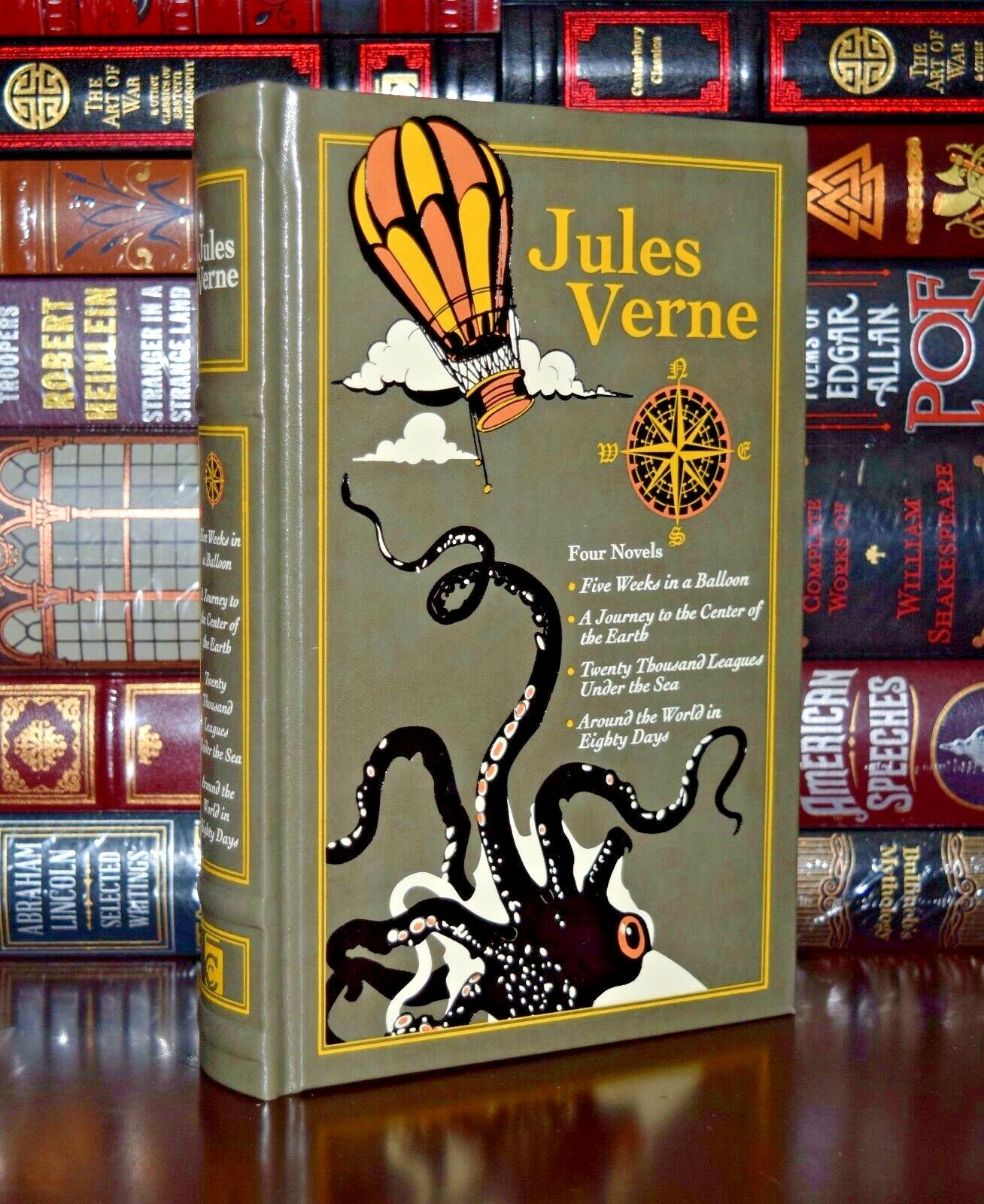 Jules Verne 4 Novels Under Sea Center Earth New Deluxe