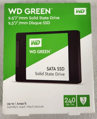 Western Digital 240GB SATA 2.5inch 7mm WD GREEN Solid State Drive