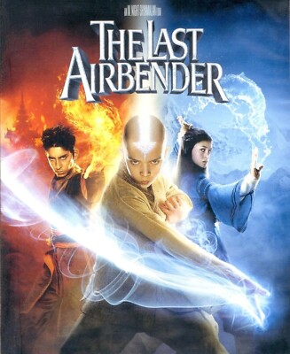 Last Airbender 2010 PG action movie, new Blu-ray Noah Ringer, Dev Patel, N Peltz