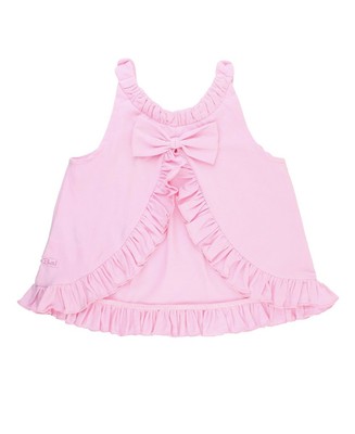 baby toddler girls knit open back ruffle