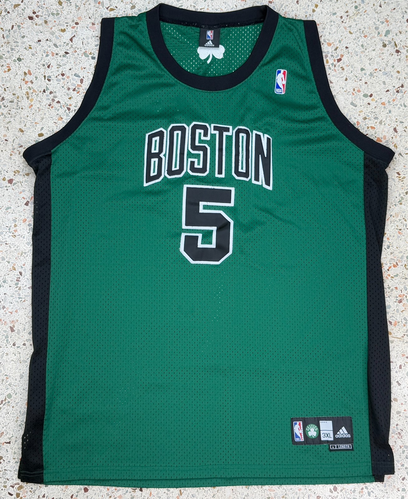 NBA　CELTICS　ガーネット　ユニフォーム　XL　セルティック　アディダス NBA Adidas Boston Celtics Kevin Garnett Jersey 5 St Patricks