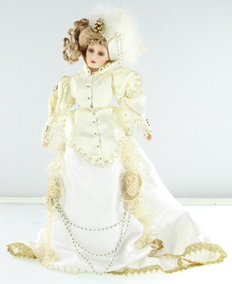 FRANKLIN Heirloom Doll quotKristinaquot The First Annual Gibson Girl Christmas Doll