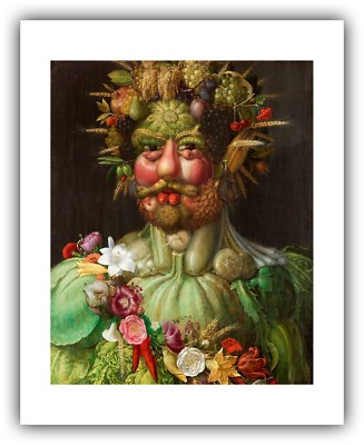 Giuseppe Arcimboldo : ''Rudolf II as Vertumnus'' (1590)   Giclee Fine Art Print