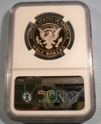 2018-S 50c CLAD NGC PF70UCAM KENNEDY HALF DOLLAR PROOF ULTRA CAMEO ER PR 70