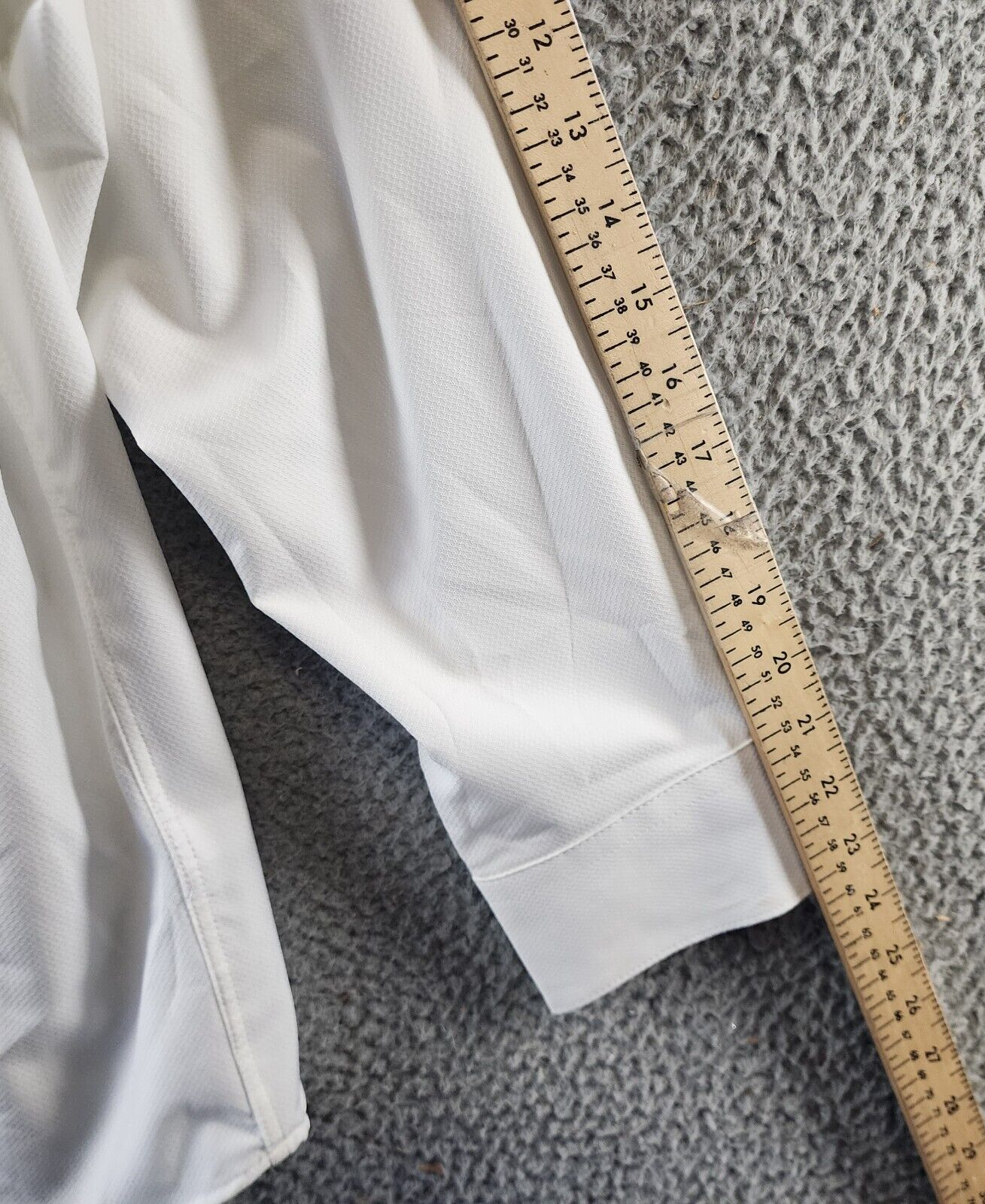 Alfani Regular Fit Travel Ready Dress Shirt Men's 32-33/16-16.5 Bright White~ - Picture 10 of 13