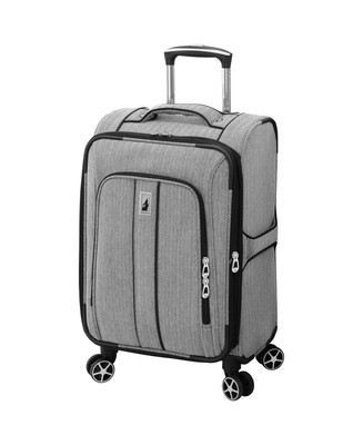 LONDON FOG Newcastle Softside Expandable Spinner Luggage, Bl