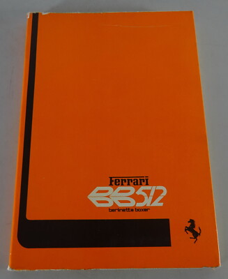 Betriebsanleitung / Owner´s Manual Ferrari BB 512 Berlinetta Boxer Stand 1980