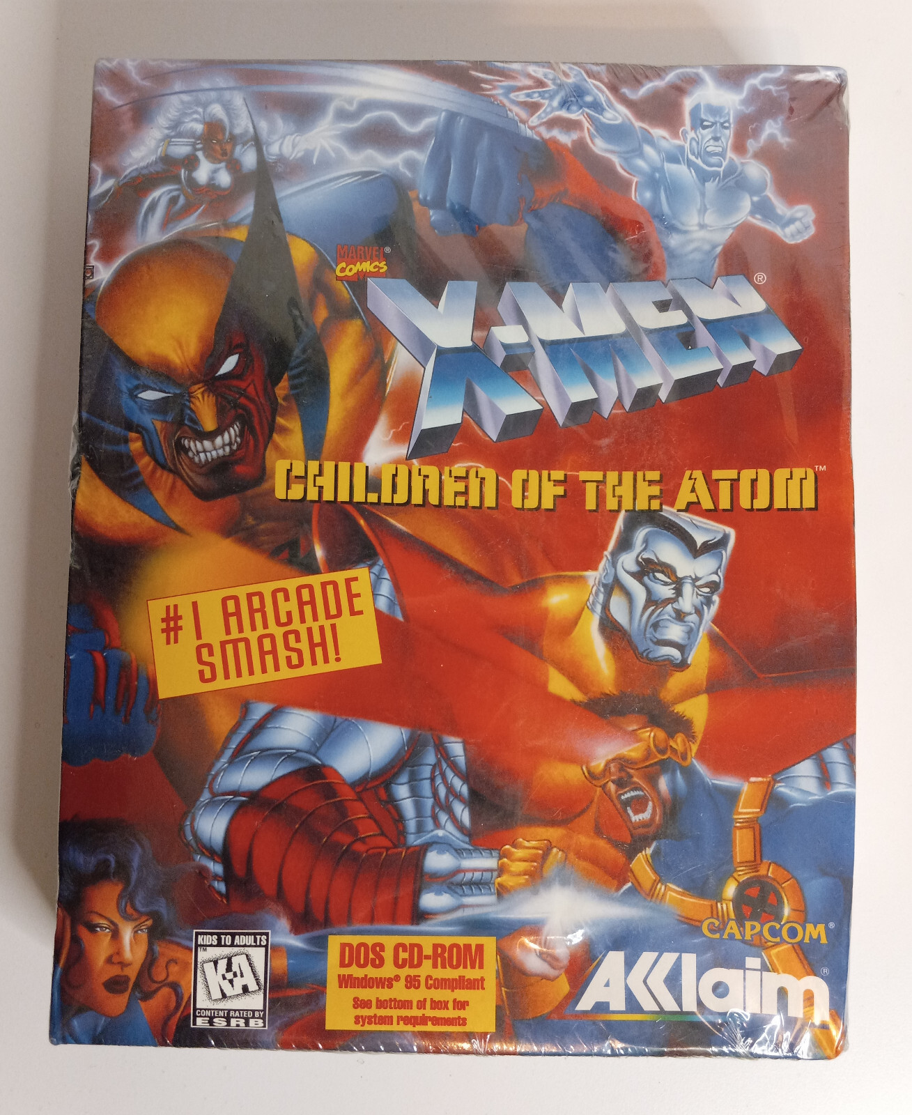 X-Men: Children of the Atom BIG BOX (PC, 1997) FACTORY X-Men: Children of the Atom BIG BOX (PC, 1997) FACTORY