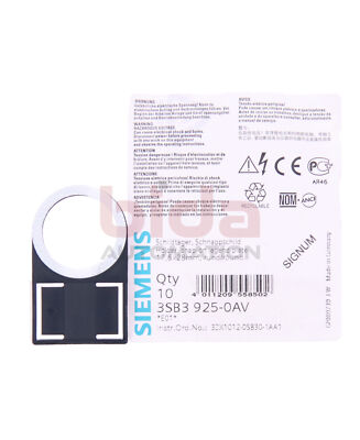 Siemens 3SB3 925-0AV / 3SB3925-0AV SCHILDTRAEGER