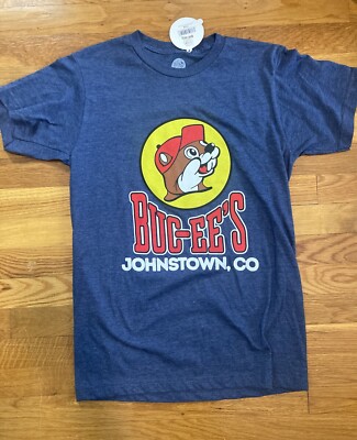 Buc-ees Johnstown Colorado Blue Size Small Tshirt New With Tags