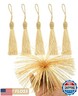 50 Pieces Tassel Bookmark with Loop,Tassels for Crafts,Decorative Tassel for Keychain Jewelry Making Curtain Blanket Graduation Decoration Wedding Favors (Hot Pink)