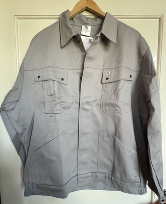 Kübler Jacke Komfort Dress grau Gr. 54 oder 60 Köper Sanfor NEU Arbeitsjacke