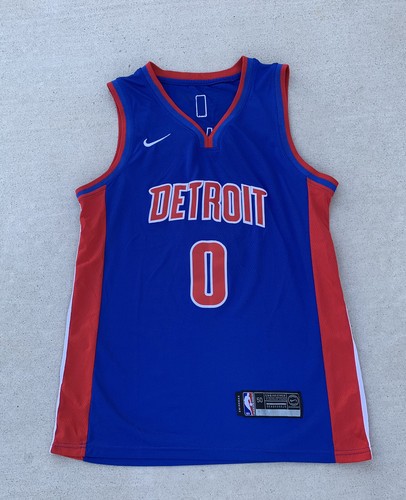NBA DETROIT Pistons DRUMMOND 0 ユニフォーム Detroit Pistons NIke #0 Drummond Swingman Icon Edition