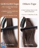 GOO GOO Invisi Edge Tape in Hair Extensions Human Hair, 3/8/613 Walnut Brown to Ash Brown and Bleach Blonde 10pcs injected with 10pcs classical tape ins, 18inch 50g, Virgin Remy Hair, Natural Look