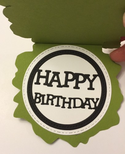 Handmade Birthday Card ~ Flower with Ladybug ~ made w/ Stampin Up & other prod