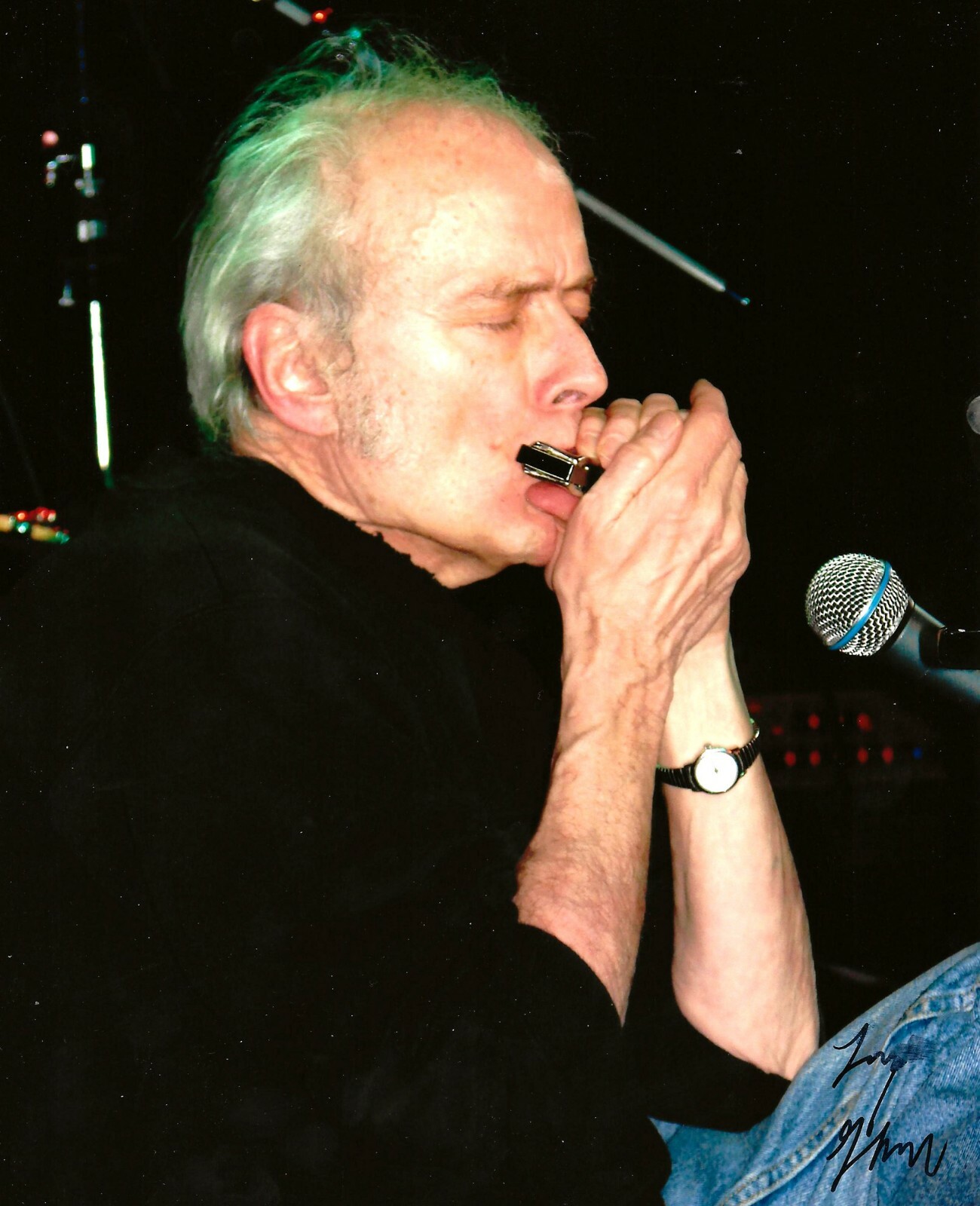 BLUES-SOUL SET OF FIVE AUTOGRAPHS-CONLEY-TOUSSAINT-MYERS-FUNDERBURGH & GLOVER