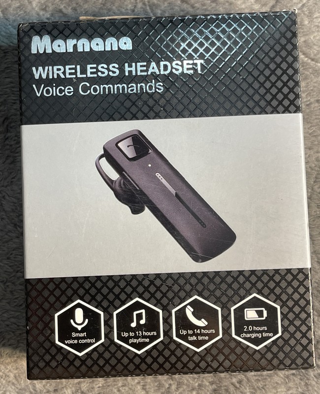 Marnana Wireless Headset Voice Commands Model Marnana Ai - OPEN