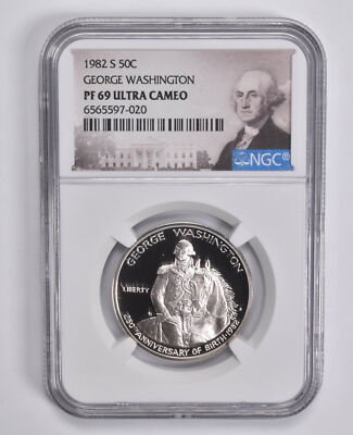 1982-S PF69 George Washington Commemorative Half Dollar NGC