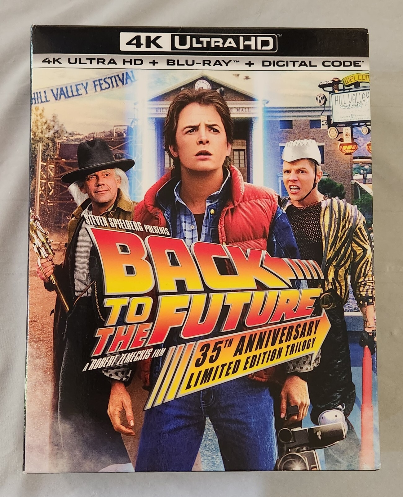 Back to the Future 35th Anniversary Limited Edition Trilogy 4k/Blu-ray Steelbook | eBay Back to the Future 35th Anniversary Limited Edition Trilogy 4k/Blu-ray Steelbook | eBay