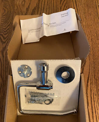 NIB Toilet Paper Holder w/ Rosette in Polished Chrome