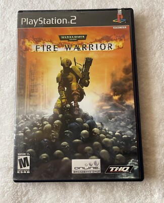 Warhammer 40,000: Fire Warrior Sony PlayStation 2 PS2- Tested-No Manual- Good