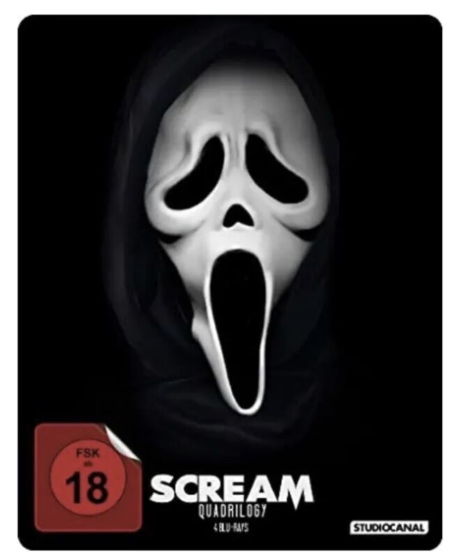 Scream Quadrilogy : Uncut (Limited Edition Blu Ray Steelbook) 1 2 3 4 *Mint*