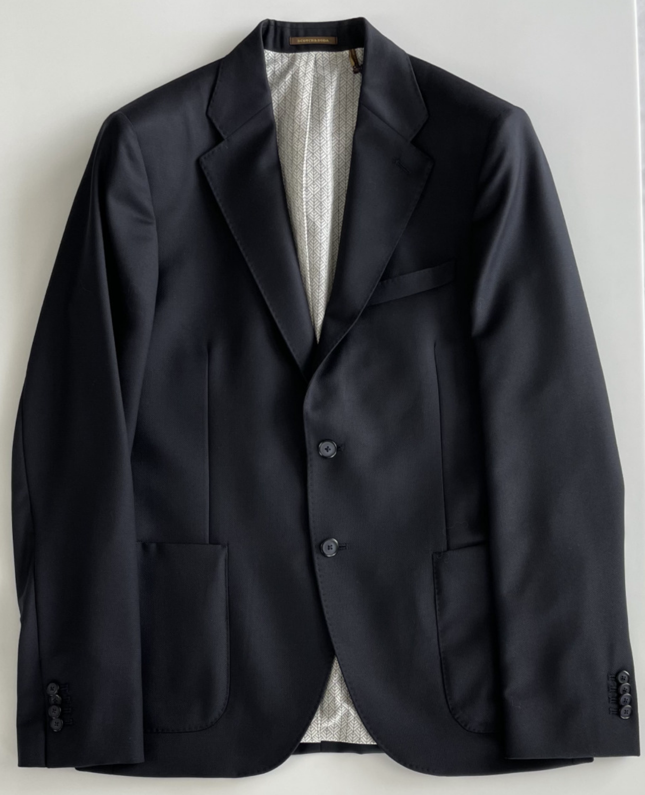 SCOTCH & SODA SCOTCH & SODA PREMIUM MENS CLUB WOOL SAKKO COLLEGE BLAZER JACKE JACKET S