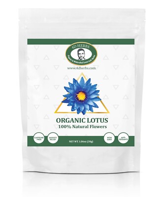 1 OZ Blue Lotus Flower Nymphaea Caerulea FREE SHIPPING FROM NYC