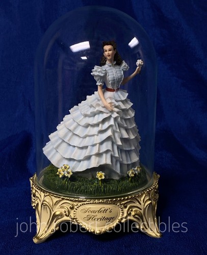 FRANKLIN MINT SCARLETT O'HARA Gone With The Wind Domed