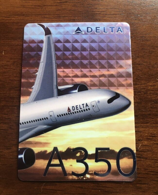 2016 Delta Air Lines Airbus A350 Aircraft Pilot Trading Card #49