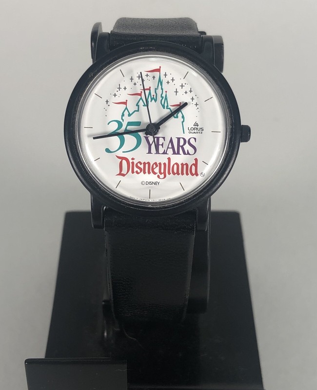 Vtg Lorus Disney Disneyland Park 35 Years! Celebration 